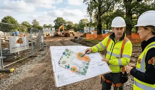 tree report Tandridge BS5837 planning drawings